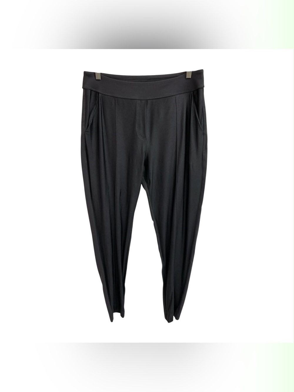 lululemon athletica Black Draped Track Joggers Size M
